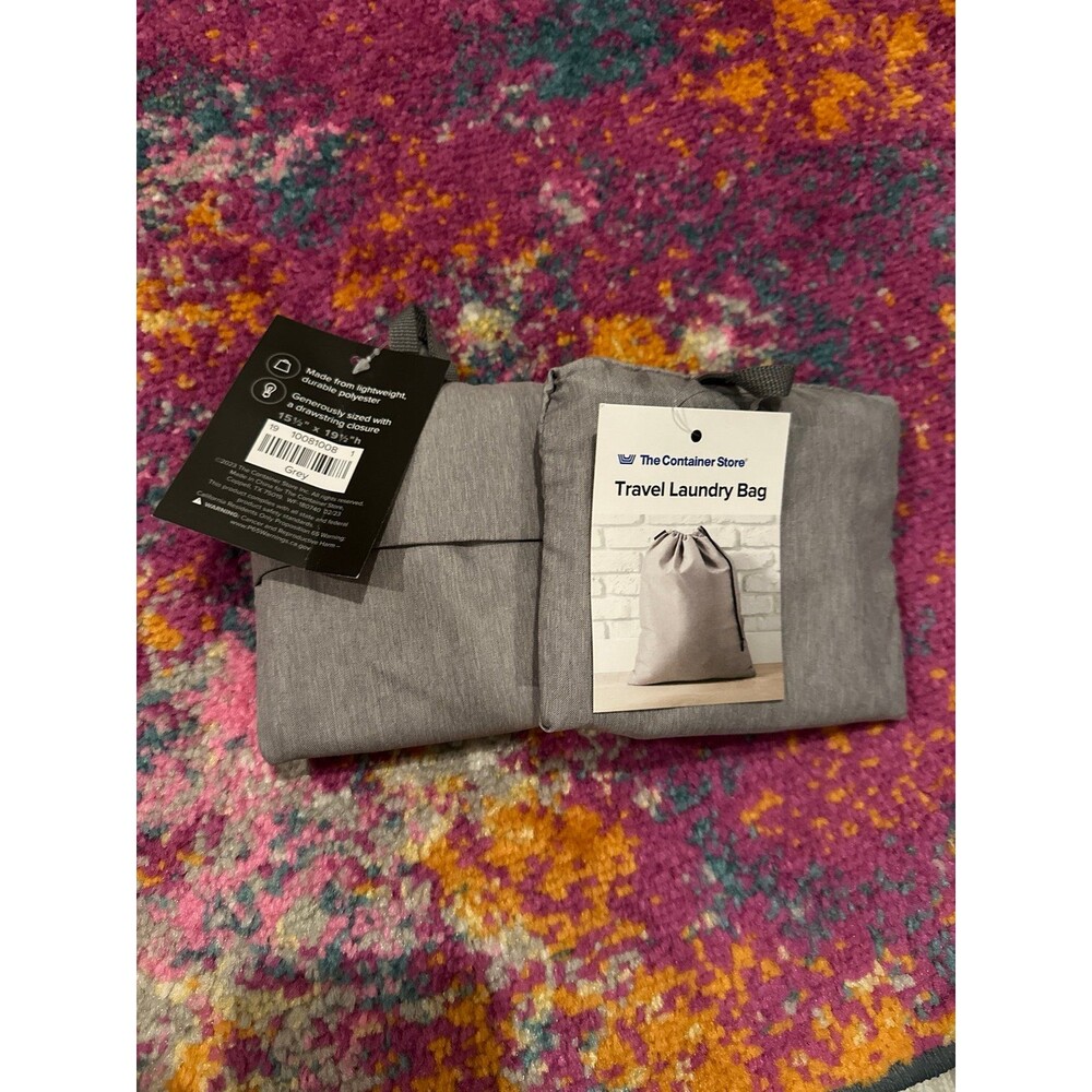 Two Container Store Travel Laundry Bags